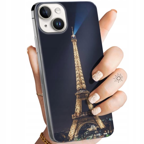 Etui Do Iphone 14 Wzory Paryż Francja Eiffel Obudowa Pokrowiec Case Apple