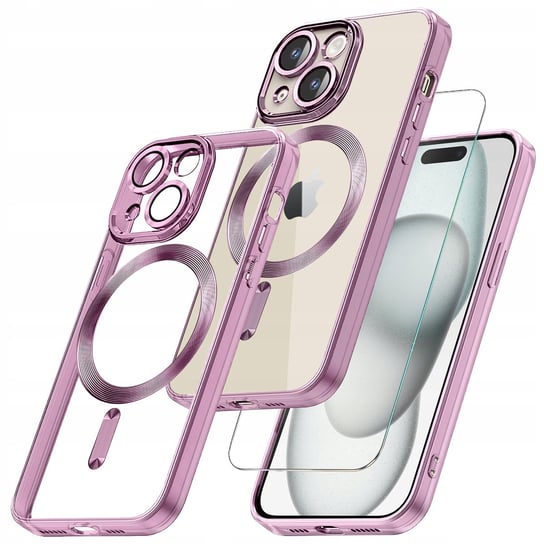Etui Do Iphone 15 Magsafe Pretty Case + Szkło 9H Krainagsm