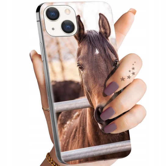 Etui Do Iphone 15 Plus Wzory Konie Kuce Pegazy Obudowa Pokrowiec Case Apple