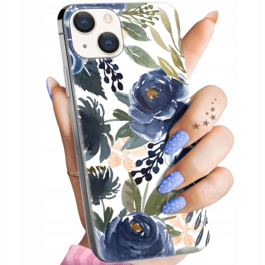 Etui Do Iphone 15 Plus Wzory Kwiaty Kwieciste Flower Obudowa Pokrowiec Case Apple