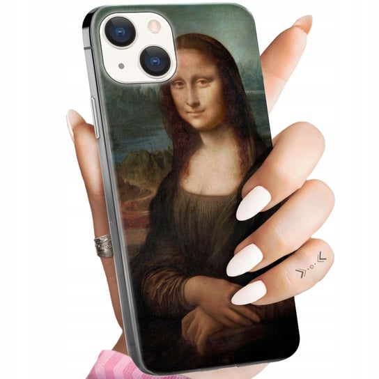 ETUI DO IPHONE 15 PLUS WZORY LEONARDO DA VINCI MONA ŁASICZKA OBUDOWA CASE Apple