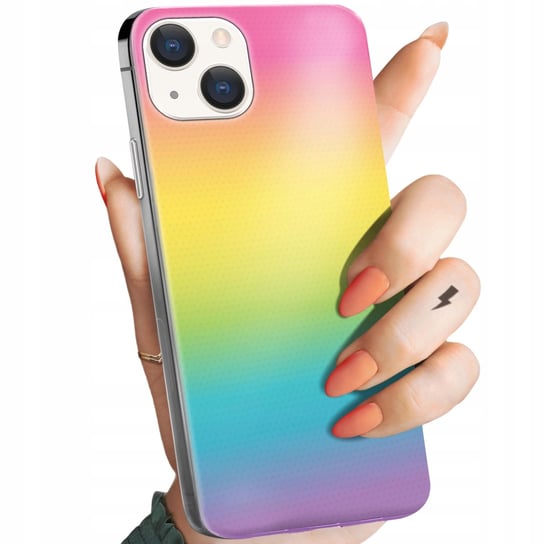 ETUI DO IPHONE 15 PLUS WZORY LGBT RÓWNOŚĆ PRIDE OBUDOWA POKROWIEC CASE Apple