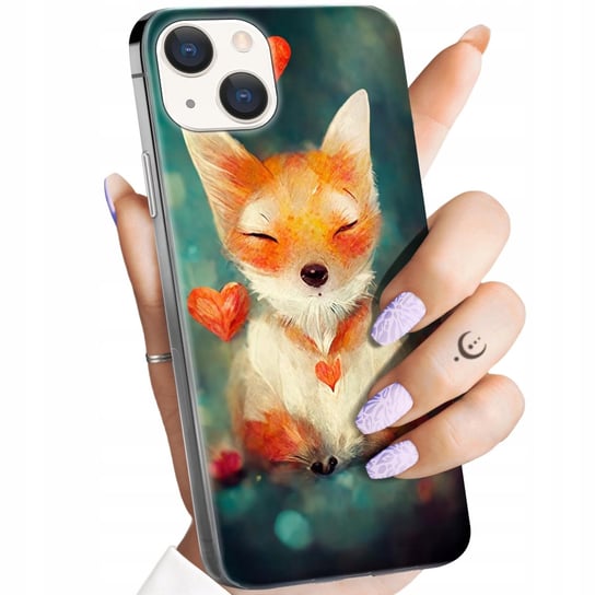 Etui Do Iphone 15 Plus Wzory Liski Lisy Fox Obudowa Pokrowiec Case Apple
