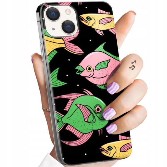 ETUI DO IPHONE 15 PLUS WZORY RYBY RYBKI FISH OBUDOWA POKROWIEC CASE Apple