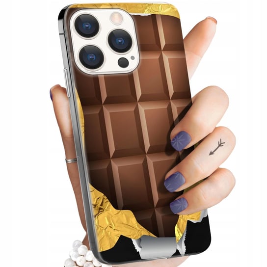 ETUI DO IPHONE 15 PRO MAX WZORY CZEKOLADA CHOCO SŁODYCZE OBUDOWA POKROWIEC Apple