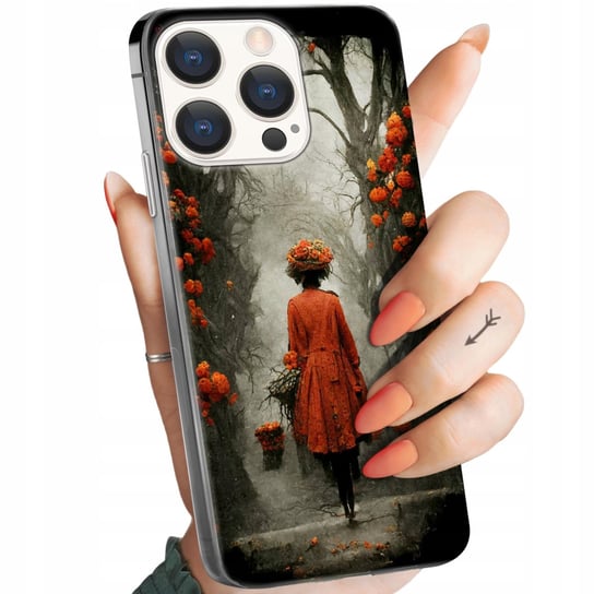 Etui Do Iphone 15 Pro Max Wzory Jesień Liście Autumn Obudowa Pokrowiec Apple