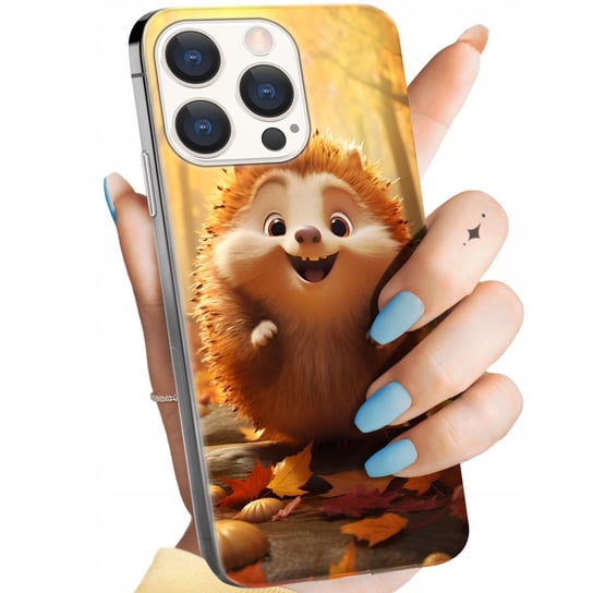 Etui Do Iphone 15 Pro Max Wzory Jeżyk Jeż Jeżyki Obudowa Pokrowiec Case Apple