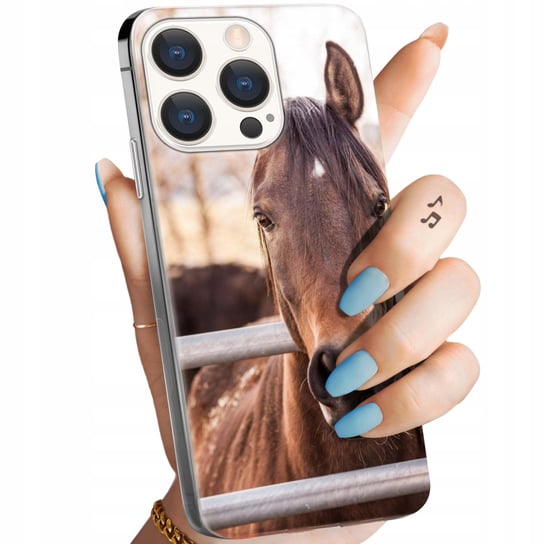 Etui Do Iphone 15 Pro Max Wzory Konie Kuce Pegazy Obudowa Pokrowiec Case Apple