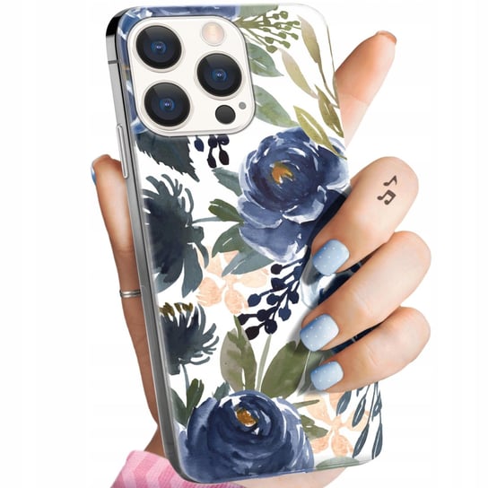 Etui Do Iphone 15 Pro Max Wzory Kwiaty Kwieciste Flower Obudowa Pokrowiec Apple