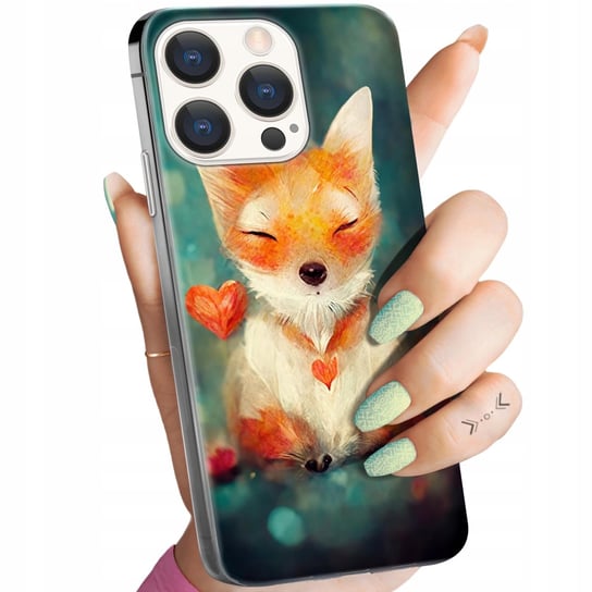 Etui Do Iphone 15 Pro Max Wzory Liski Lisy Fox Obudowa Pokrowiec Case Apple