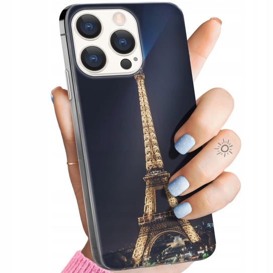 Etui Do Iphone 15 Pro Max Wzory Paryż Francja Eiffel Obudowa Pokrowiec Case Apple