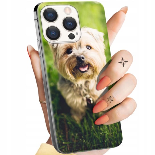 ETUI DO IPHONE 15 PRO MAX WZORY PIESKI PSIAKI DOGS OBUDOWA POKROWIEC CASE Apple