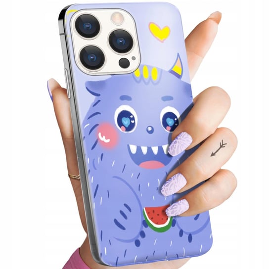 ETUI DO IPHONE 15 PRO MAX WZORY POTWORY POTWÓR MONSTER OBUDOWA POKROWIEC Apple