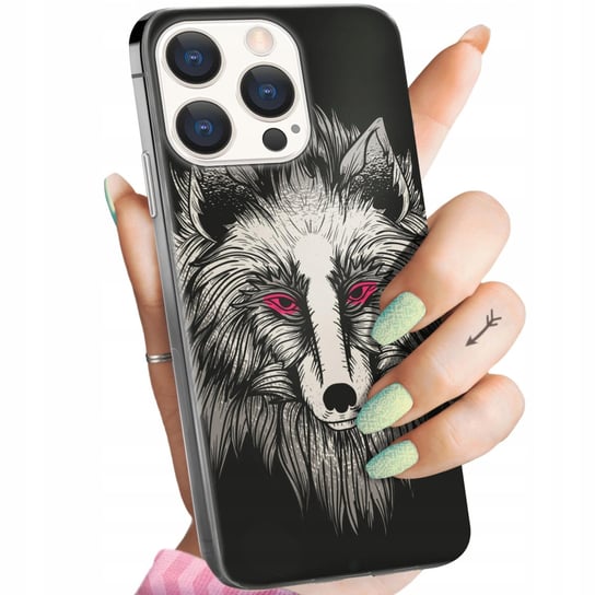 Etui Do Iphone 15 Pro Max Wzory Wilk Wilkołak Wolf Wilczyca Obudowa Case Apple