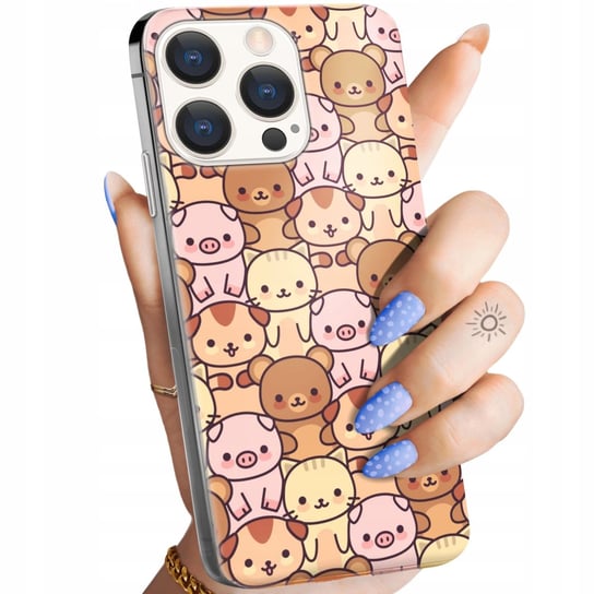 Etui Do Iphone 15 Pro Max Wzory Zwierzęta Pieski Kotki Lamy Domowe Dziekie Apple