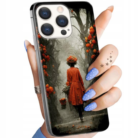 Etui Do Iphone 15 Pro Wzory Jesień Liście Autumn Obudowa Pokrowiec Case Apple