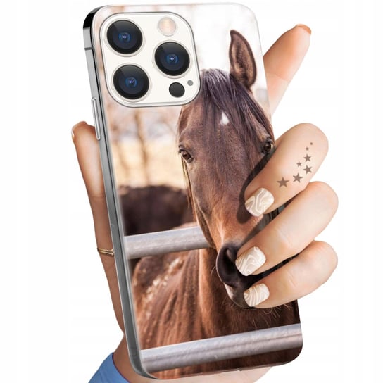Etui Do Iphone 15 Pro Wzory Konie Kuce Pegazy Obudowa Pokrowiec Case Apple