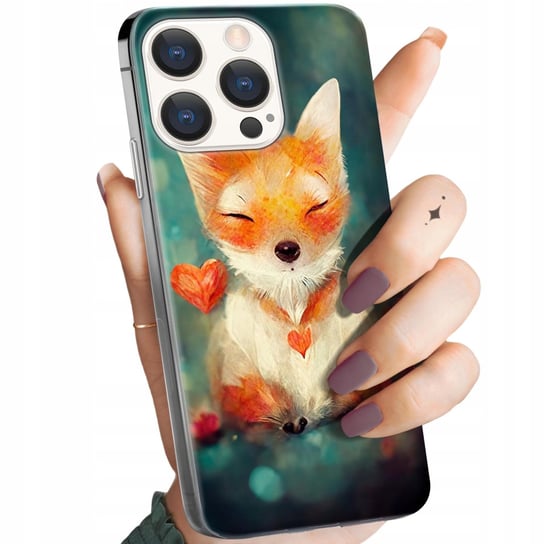 Etui Do Iphone 15 Pro Wzory Liski Lisy Fox Obudowa Pokrowiec Case Apple