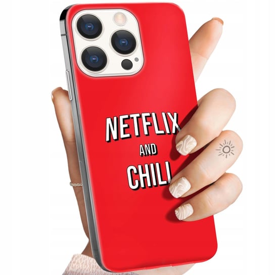 ETUI DO IPHONE 15 PRO WZORY NETFLIX SERIALE FILMY KINO OBUDOWA POKROWIEC Apple