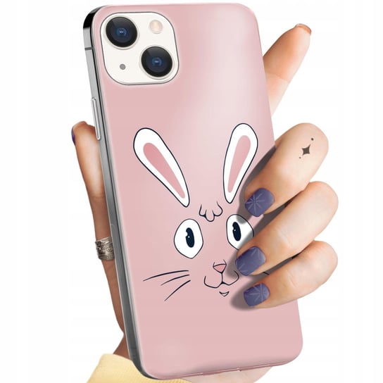 Etui Do Iphone 15 Wzory Królik Zając Bunny Obudowa Pokrowiec Case Apple