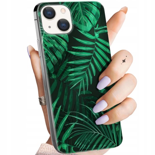 Etui Do Iphone 15 Wzory Liście Liściaste Natura Obudowa Pokrowiec Case Apple