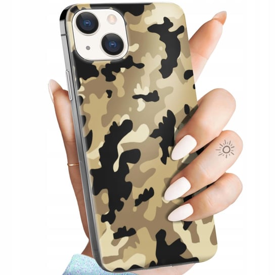 Etui Do Iphone 15 Wzory Moro Wojskowe Militarne Obudowa Pokrowiec Case Apple