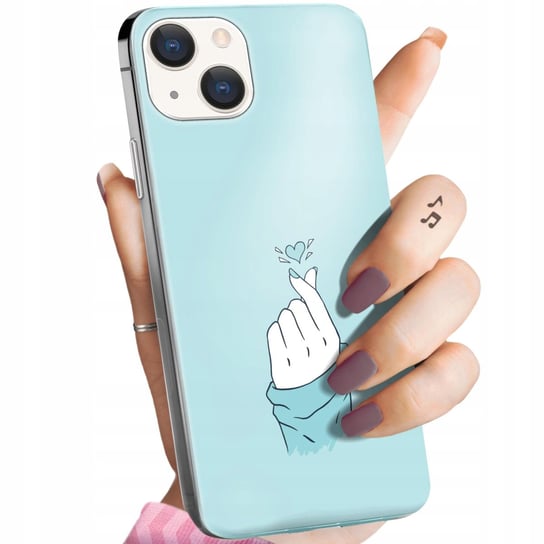 Etui Do Iphone 15 Wzory Niebieskie Blue Blau Obudowa Pokrowiec Case Apple