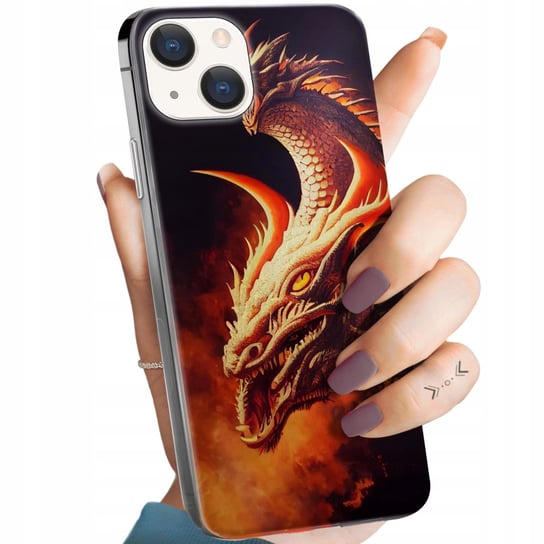 Etui Do Iphone 15 Wzory Smoki Dragon Taniec Smoków Obudowa Pokrowiec Case Apple