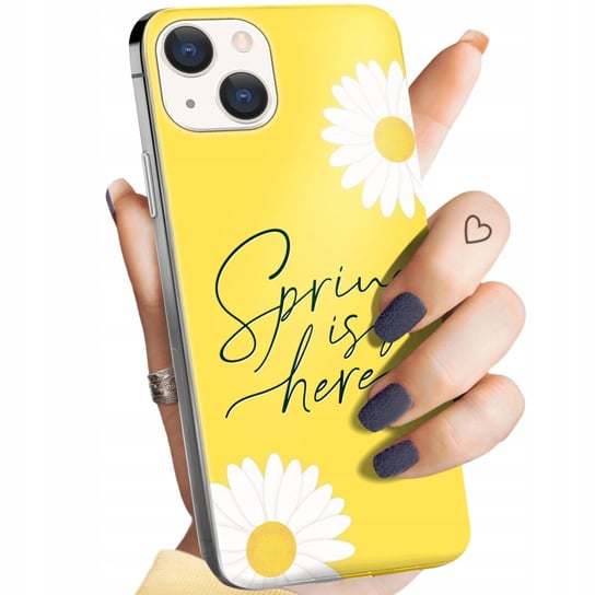 Etui Do Iphone 15 Wzory Wiosna Wiosenne Spring Obudowa Pokrowiec Case Apple
