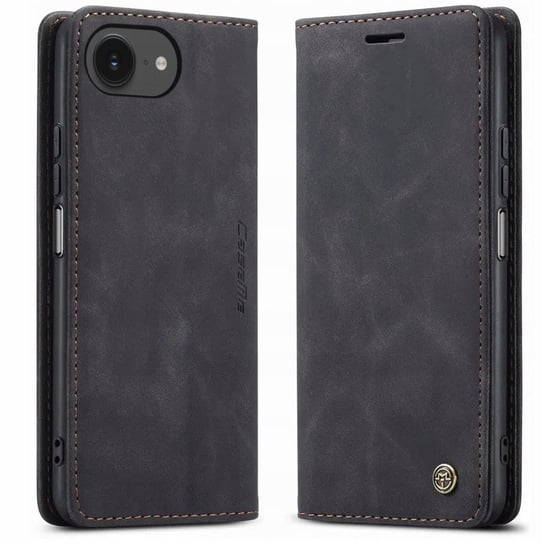 Etui do Iphone 16E PORTFELOWE SKÓRZANE ZAMYKANE NA KLAPKĘ CaseMe