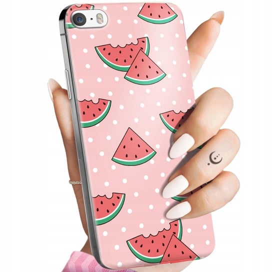 ETUI DO IPHONE 5 / 5S / SE WZORY ARBUZ Z ARBUZEM MELON OBUDOWA POKROWIEC Apple