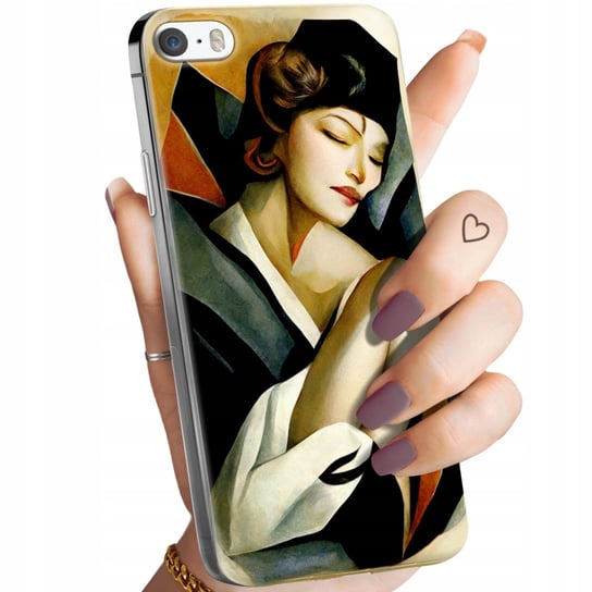 Etui Do Iphone 5 / 5S / Se Wzory Art Deco Łempicka Tamara Barbier Obudowa Apple