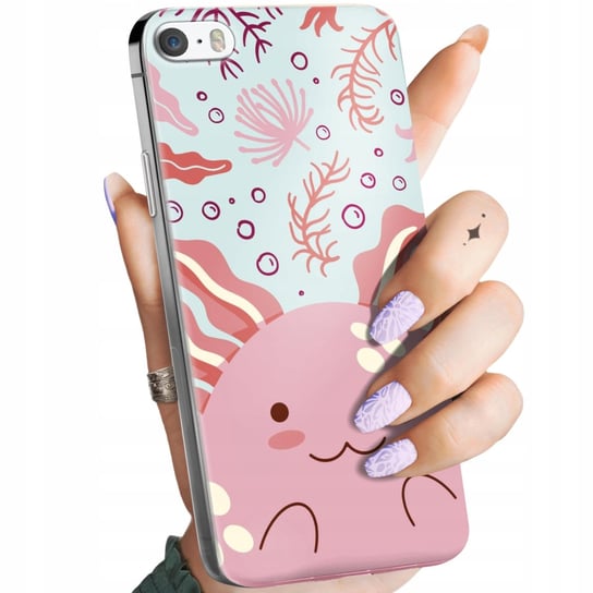 Etui Do Iphone 5 / 5S / Se Wzory Axolotl Aksolotl Z Aksolotlem Obudowa Case Apple