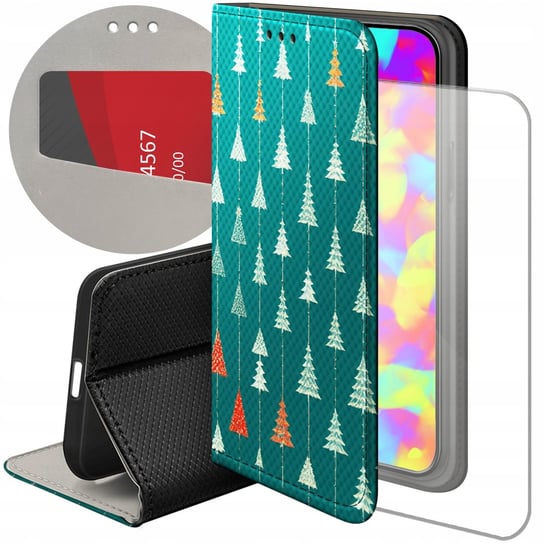 Etui Do Iphone 5 / 5S / Se Wzory Choinka Święta Boże Narodzenie Case +Szkło Hello Case