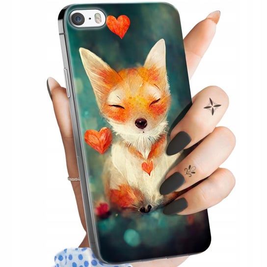 Etui Do Iphone 5 / 5S / Se Wzory Liski Lisy Fox Obudowa Pokrowiec Case Apple