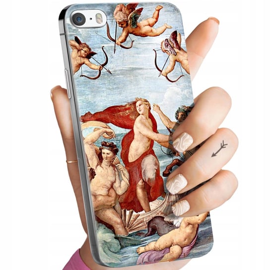 ETUI DO IPHONE 5 / 5S / SE WZORY RAFFAELLO RAPHAEL OBRAZY RENESANS OBUDOWA Apple