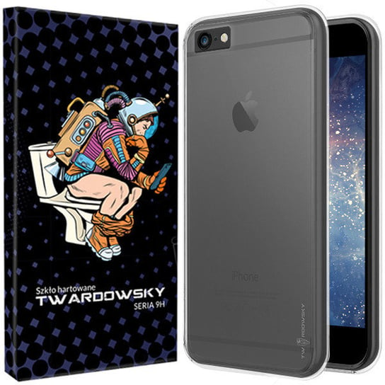 ETUI DO IPHONE 6 6S PLUS TWARDOWSKY LESS +SZKŁO 9H TWARDOWSKY