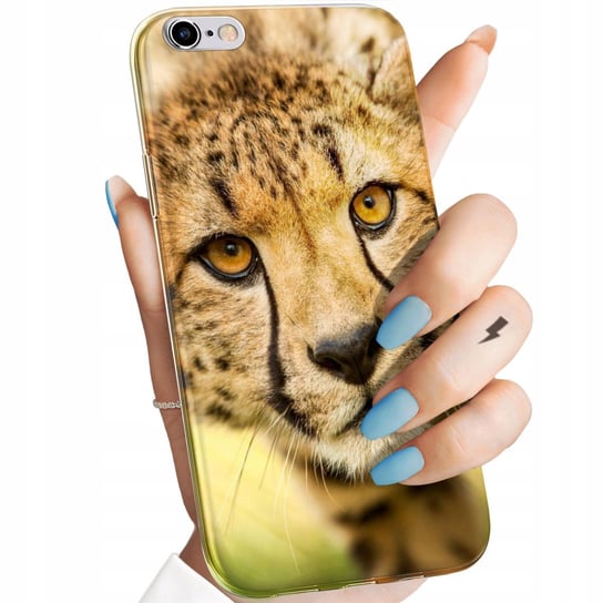 ETUI DO IPHONE 6 / 6S WZORY GEPARD CĘTKI PANTERKA OBUDOWA POKROWIEC CASE Apple