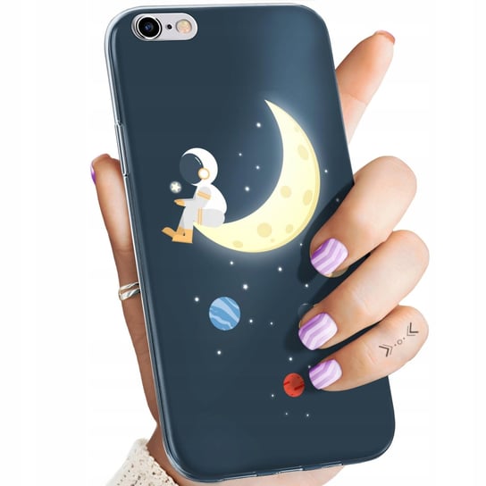 Etui Do Iphone 6 / 6S Wzory Księżyc Gwiazdy Kosmos Planety Obudowa Case Apple