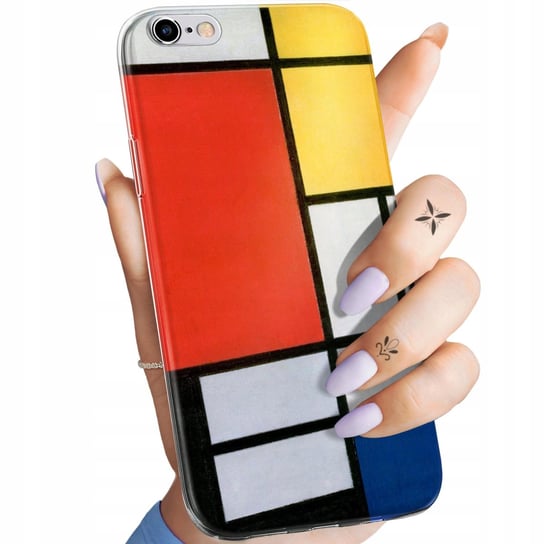 ETUI DO IPHONE 6 / 6S WZORY PIET MONDRAIN ABSTRAKCJA GEOMETRIA OBUDOWA CASE Apple