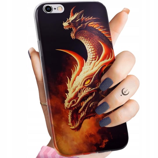 Etui Do Iphone 6 / 6S Wzory Smoki Dragon Taniec Smoków Obudowa Pokrowiec Apple