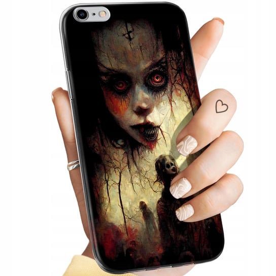 ETUI DO IPHONE 6 PLUS / 6S PLUS WZORY HALLOWEEN ZOMBIE DYNIE CZASZKI CASE Apple