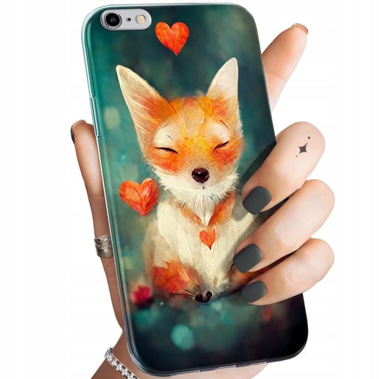 Etui Do Iphone 6 Plus / 6S Plus Wzory Liski Lisy Fox Obudowa Pokrowiec Case Apple