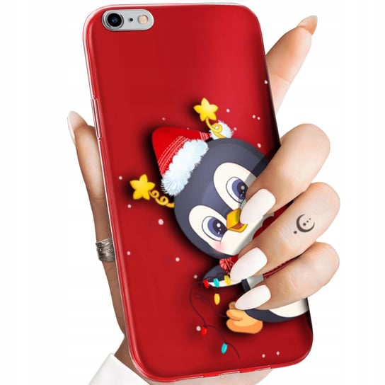 Etui Do Iphone 6 Plus / 6S Plus Wzory Święta Christmas Mikołaj Obudowa Case Apple