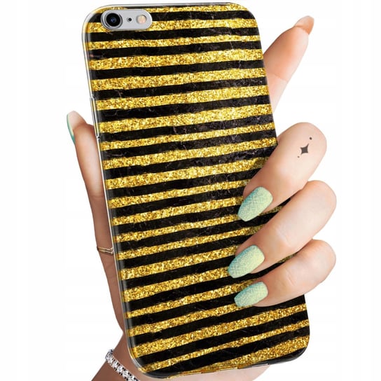 ETUI DO IPHONE 6 PLUS / 6S PLUS WZORY ZŁOTO GOLD RICH OBUDOWA POKROWIEC Apple