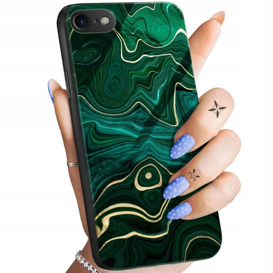 Etui Do Iphone 7 / 8 / Se 2 / Se 3 Wzory Minerały Kamienie Kryształy +Szkło Hello Case