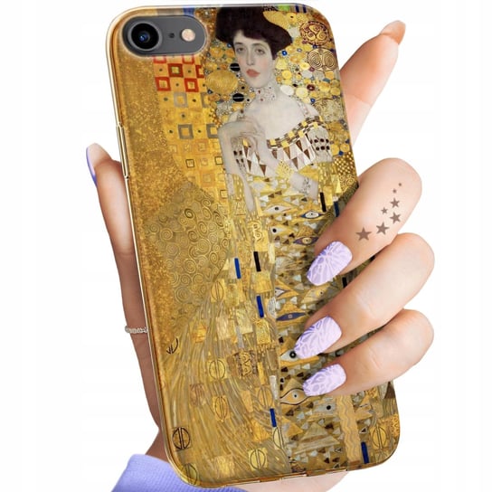 Etui Do Iphone 7/8/Se 2020 Wzory Klimt Gustav Pocałunek Obudowa Pokrowiec Apple