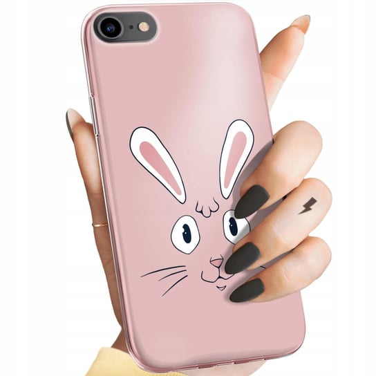 Etui Do Iphone 7/8/Se 2020 Wzory Królik Zając Bunny Obudowa Pokrowiec Case Apple