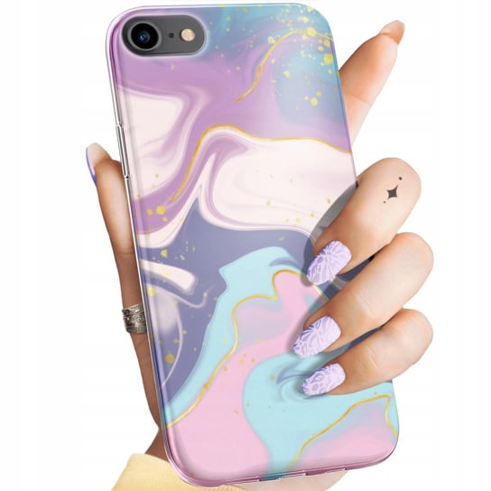 Etui Do Iphone 7/8/Se 2020 Wzory Pastele Ilustracja Kolory Obudowa Case Apple