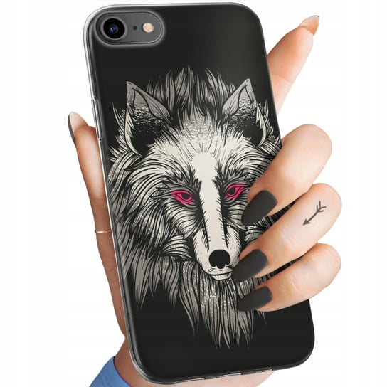 Etui Do Iphone 7/8/Se 2020 Wzory Wilk Wilkołak Wolf Wilczyca Obudowa Case Apple